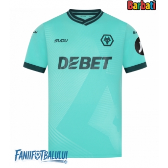Wolves Tricou Fotbal Replică 2025-26 Barbati Deplasare